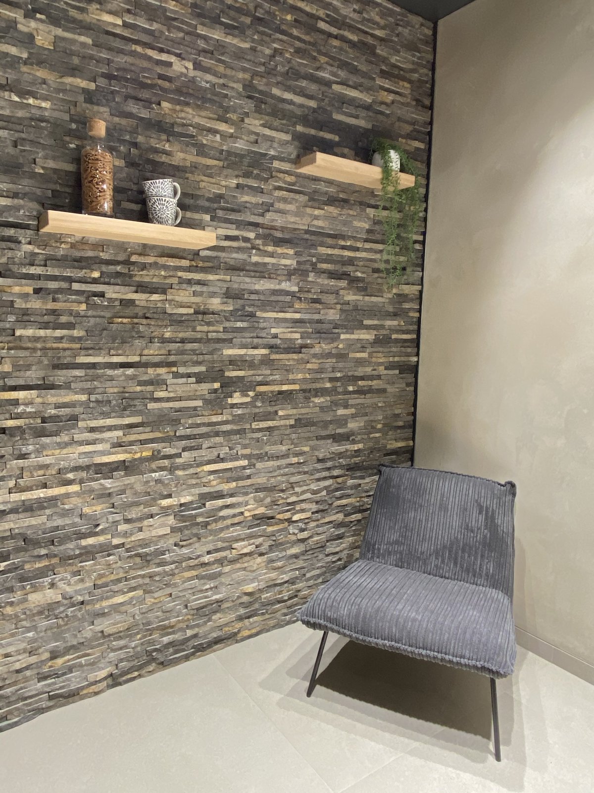 BALI GREY BROWN  50x10x1.5-2.5 CM * WC 03 *